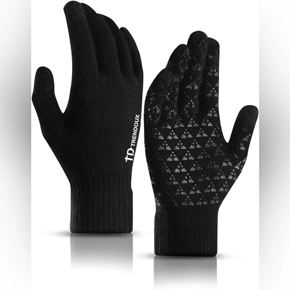 TRENDOUX Winter Gloves - Touch Screen Thermal Warm Knit Glove, Unisex- NWOT